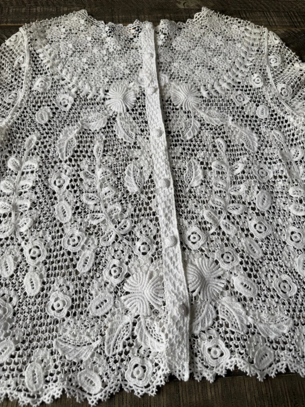 Polo Ralph Lauren Floral Crochet Top - Picture 5 of 7